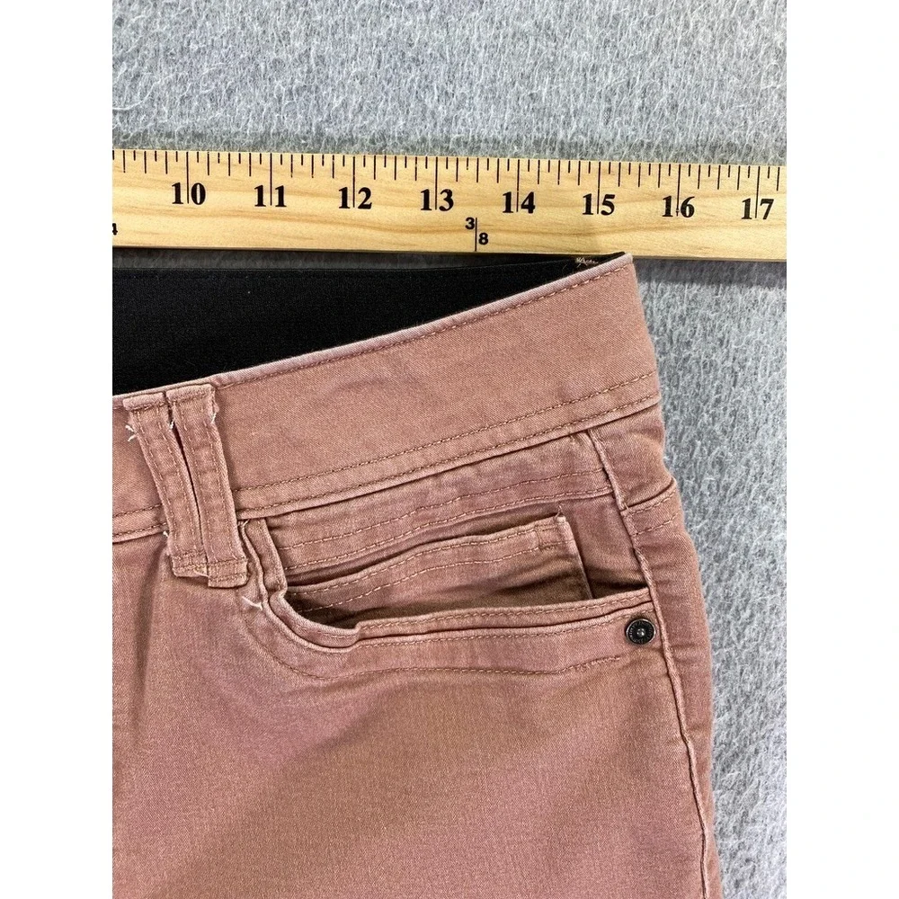 Democracy Ankle Skinny Crop‎ Jeans Womens 8 Purple Pink Stretch Ab Technology